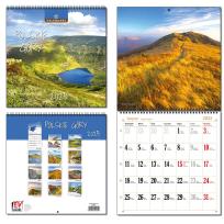 Opakowanie Kalendarz 2025 30x60 13 planszowy Polskie Góry