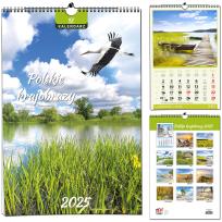 Opakowanie Kalendarz 2025 7 Plansz B3 Polskie Krajobrazy