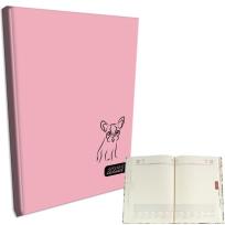 Opakowanie Kalendarz 2025 A4 dzienny sb/nd osobno Buldog Róż