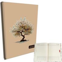 Opakowanie Kalendarz 2025 A4 dzienny sb/nd osobno Drzewo Beż