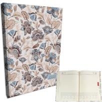 Opakowanie Kalendarz 2025 A4 dzienny sb/nd osobno Kwiaty Beż