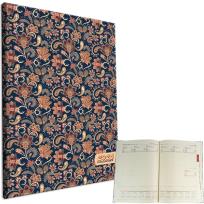 Opakowanie Kalendarz 2025 A4 tygodniowy Paisley Kwiaty Blue