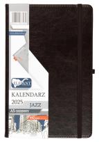 Opakowanie Kalendarz 2025 A5 dzienny Jazz czekoladowy