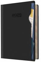 Opakowanie Kalendarz 2025 A5 dzienny planer kieszonka czarny