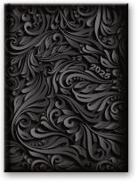 Opakowanie Kalendarz 2025 A5 dzienny soft CZARNA