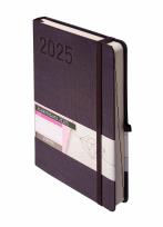 Okładka książki Kalendarz 2025 A5 Rubi DNS brązowy