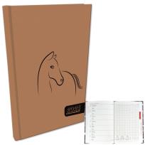 Opakowanie Kalendarz 2025 A5 tygodniowy Koń Beż