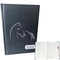 Opakowanie Kalendarz 2025 A5 tygodniowy Koń Czarny