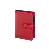 Opakowanie Kalendarz 2025 A6 dzienny zapięcie magnetyczne czerwony KD45B-56