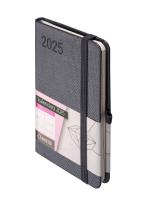 Okładka książki Kalendarz 2025 A6 Rubi TDW grafitowy