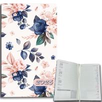 Opakowanie Kalendarz 2025 A6 tygodniowy Niebieskie Róże