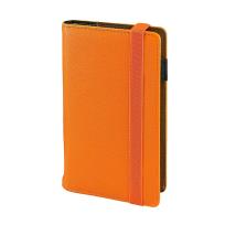 Opakowanie Kalendarz 2025 B6 dzienny z gumką pomarańczowy KD41B-40