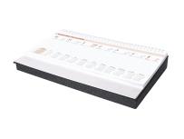 Opakowanie Kalendarz 2025 biurkowy z piórnikiem Czarny