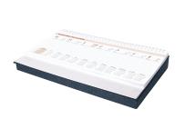 Opakowanie Kalendarz 2025 biurkowy z piórnikiem Granat