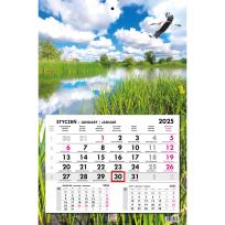 Opakowanie Kalendarz 2025 jednodzielny główka płaska Mazury