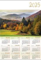 Opakowanie Kalendarz 2025 Jednoplanszowy Jesień (10szt)