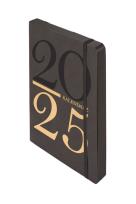 Okładka książki Kalendarz 2025 Kraft A5 DNS czarny