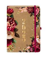 Okładka książki Kalendarz 2025 Kraft Piwonia A5 TNS