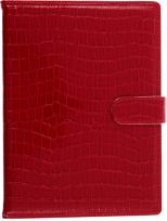 Opakowanie Kalendarz 2025 Krokodyl A5 tygodniowy z zapięciem czerwony