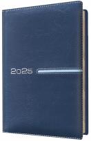 Opakowanie Kalendarz 2025 książkowy A4 tygodniowy niebieski