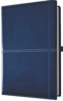 Opakowanie Kalendarz 2025 książkowy A4 tygodniowy niebieski