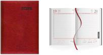 Opakowanie Kalendarz 2025 książkowy A5 dzienny czerwony SK2