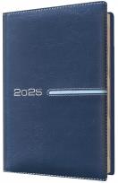 Opakowanie Kalendarz 2025 książkowy A5 tygodniowy niebieski