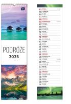 Opakowanie Kalendarz 2025 paskowy Podróże