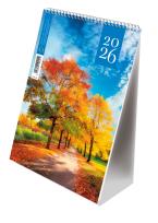 Opakowanie Kalendarz 2025 pionowy ze spiralką jesień