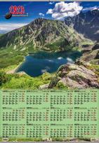 Opakowanie Kalendarz 2025 plakatowy B1 listwowany Tatry KP-B1 VP.4