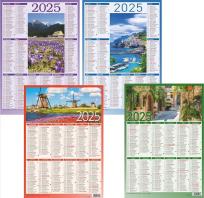 Opakowanie Kalendarz 2025 plakietka MIX