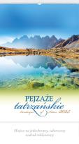 Okładka książki Kalendarz 2025 Reklamowy Pejzaże tatrzańskie