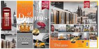 Opakowanie Kalendarz 2025 ścienny Classic City of Dreams