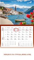 Opakowanie Kalendarz 2025 ścienny jednodzielny Zatoka