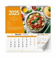 Opakowanie Kalendarz 2025 ścienny Kulinarny LUX