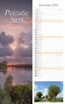 Opakowanie Kalendarz 2025 ścienny pasek Pejzaże