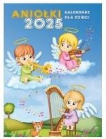 Opakowanie Kalendarz 2025 ścienny wieloplanszowy Aniołki
