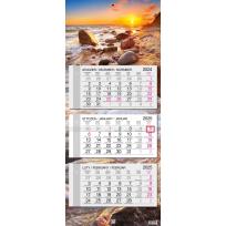 Opakowanie Kalendarz 2025 trójdzielny główka płaska Bałtyk