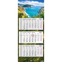 Opakowanie Kalendarz 2025 trójdzielny główka płaska Madera