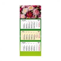Opakowanie Kalendarz 2025 trójdzielny Kwiaty SB6-3