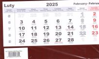 Opakowanie Kalendarz 2025 trójdzielny