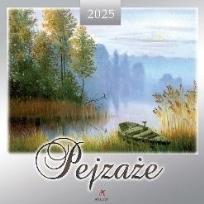 Opakowanie Kalendarz 2025 wieloplanszowy Pejzaże