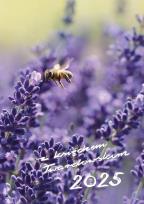 Okładka książki Kalendarz 2025 z ks. Twardowskim - pszczoła