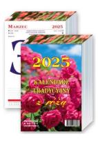 Opakowanie Kalendarz 2025 zdzierak Tradycyjny z różą