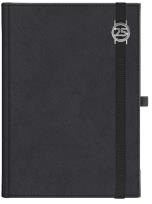 Opakowanie Kalendarz A5 dzienny Cross z gumką z azurową datówka Czarny