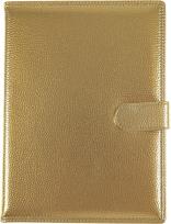 Opakowanie Kalendarz A5 tygodniowy z zapięciem 2024 ekoskóra złoty