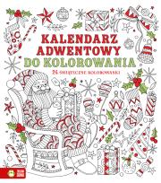 Okładka książki Kalendarz adwentowy do kolorowania