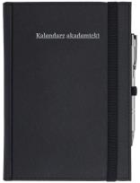 Okładka książki Kalendarz akademicki A5 tyg Cross z gumką czarny