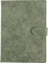 Opakowanie Kalendarz B5 dzienny z zapięciem 2024 flower niebieski