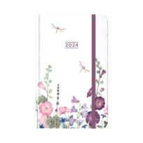 Opakowanie Kalendarz kieszonkowy 2024 Kwiaty z ważką ALBI